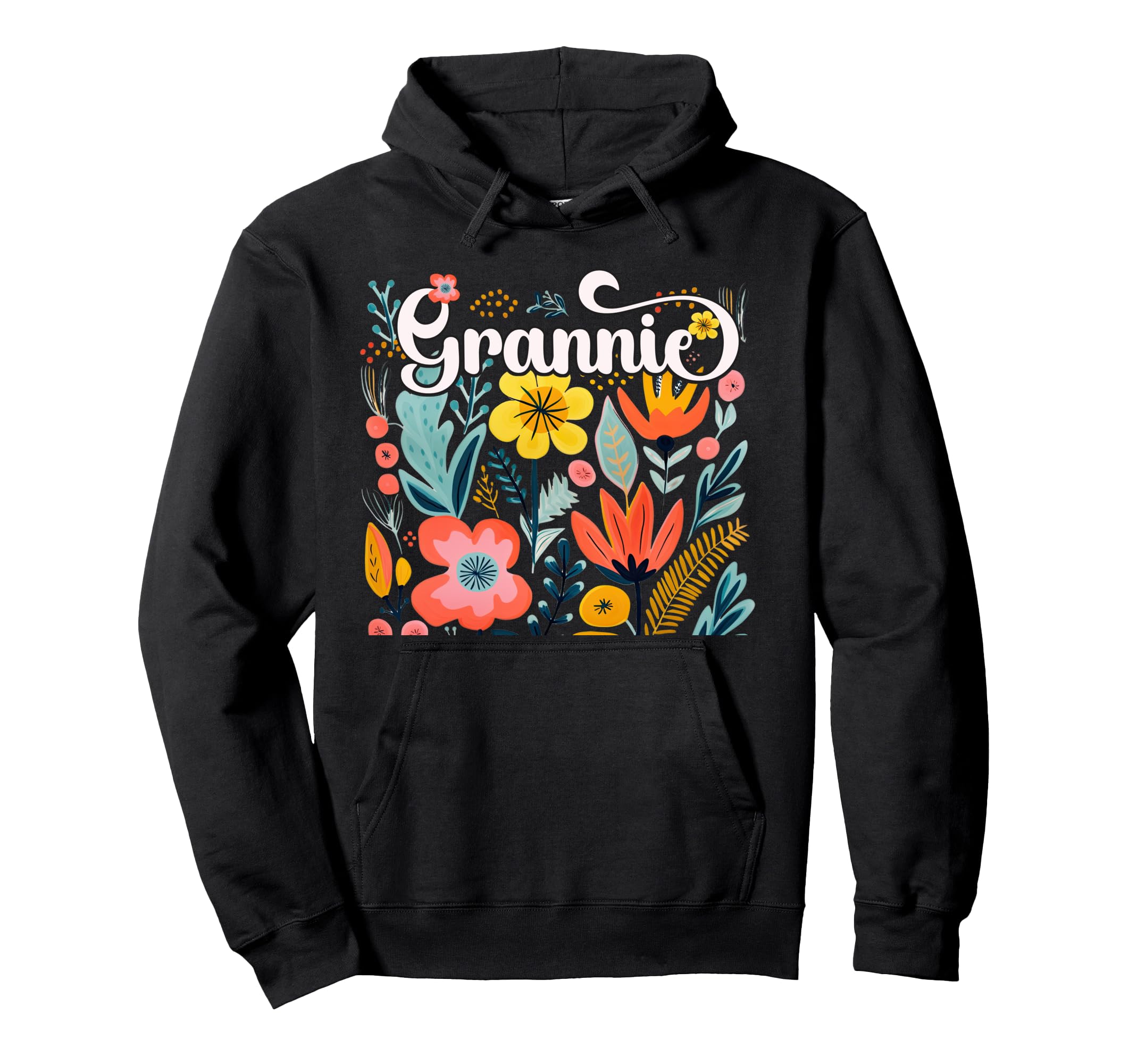Grannie Granny Grandma From Grandkids Hoodie - Trendy Graphic Men Women - T-Shirt, Sweatshirt, Hoodie