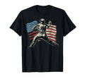 Patriotic American Flag Baseball T-Shirt - Unique Graphic Men Women - T-Shirt, Sweatshirt, Hoodie