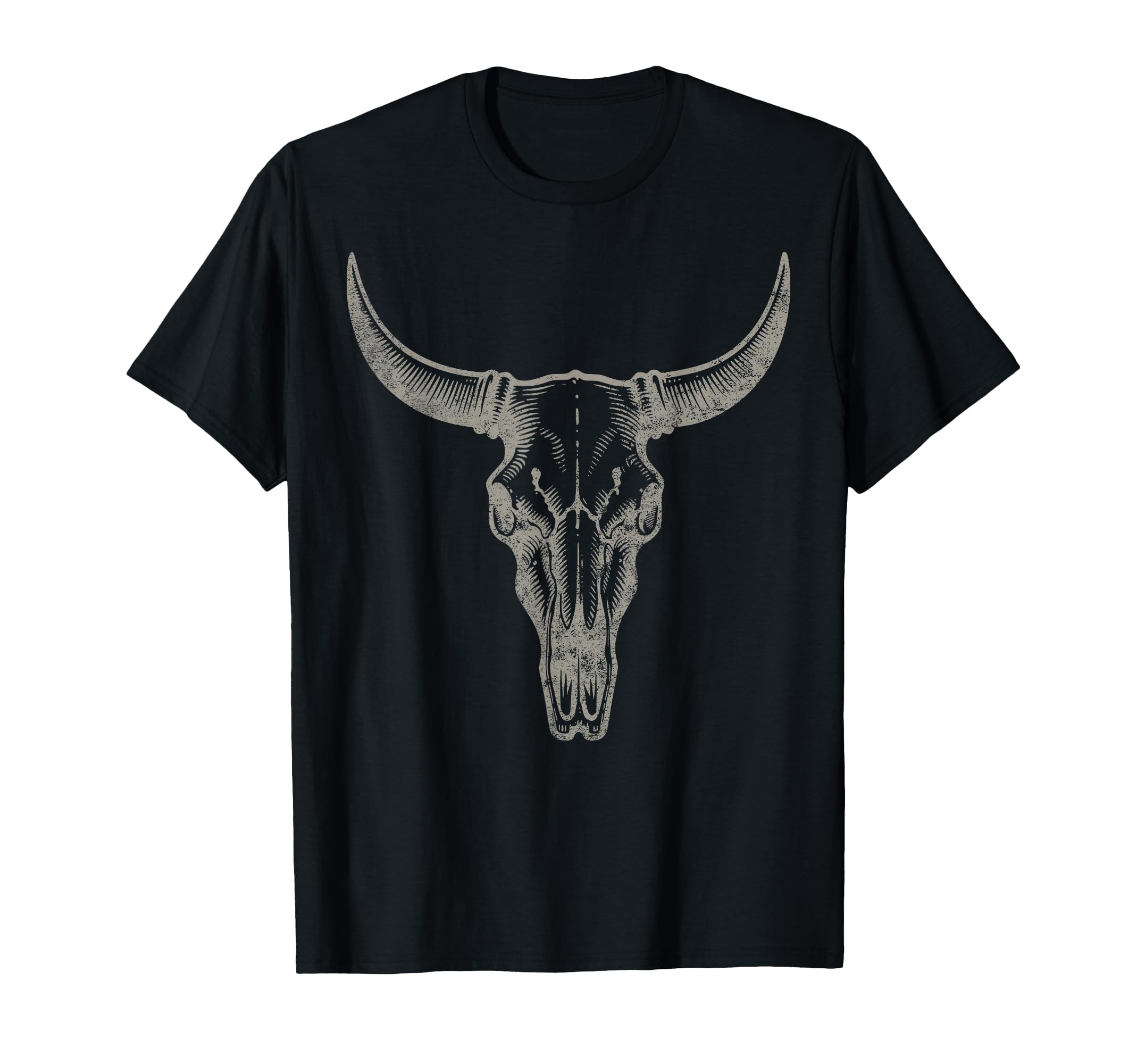 Cowgirl Cowboy Western Cow Skull T-Shirt - Trendy Graphic Unisex - T-Shirt, Sweatshirt, Hoodie