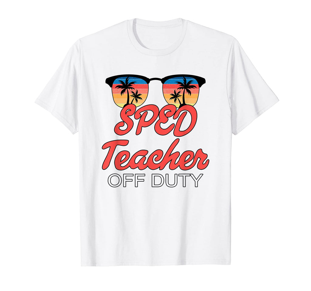 Sped Teacher Off Duty Sunset T-Shirt - Graphic Print for Adults - T-Shirt, Sweatshirt, Hoodie