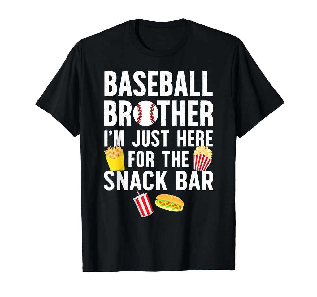 Baseball Brother Snack Bar Brother T-Shirt - Graphic Print Men Women - T-Shirt, Sweatshirt, Hoodie