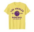 Los Angeles Basketball Est 1947 T-Shirt - Streetwear Style for Adults - T-Shirt, Sweatshirt, Hoodie