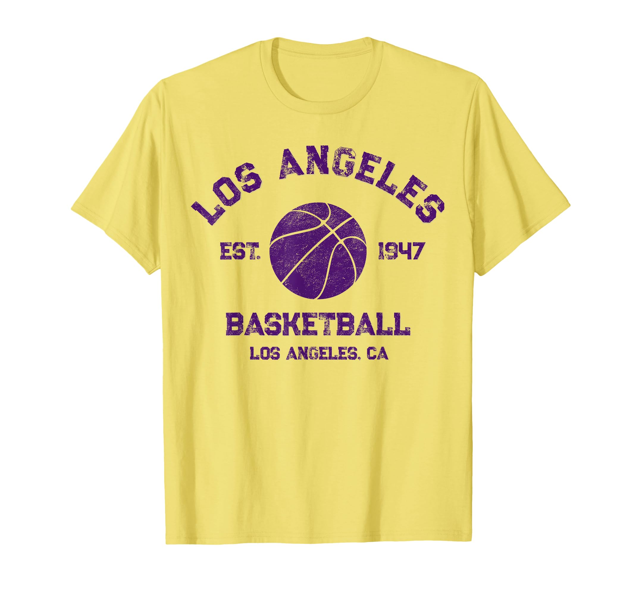 Los Angeles Basketball Est 1947 T-Shirt - Streetwear Style for Adults - T-Shirt, Sweatshirt, Hoodie