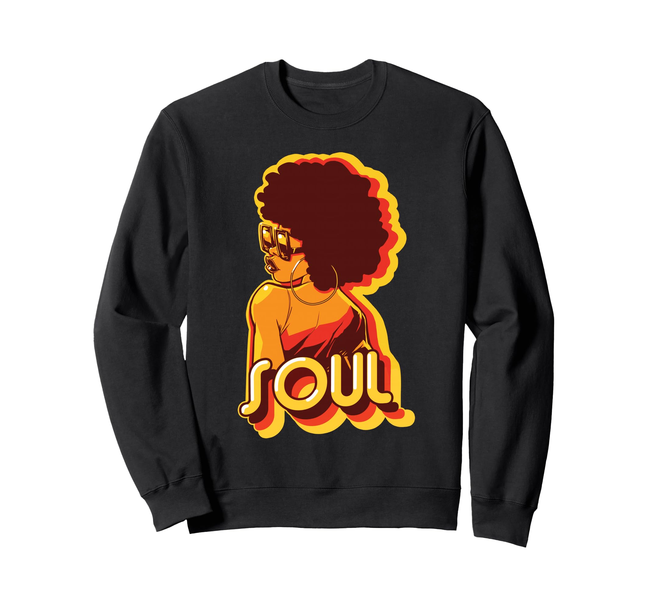 70S Soul Sweatshirt - Fun Novelty Design for Adults - T-Shirt, Sweatshirt, Hoodie