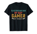 Electrician Dad Day Gamer Night Meme T-Shirt - Custom Art Print for Adults - T-Shirt, Sweatshirt, Hoodie