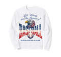 American Baseball Flag Proud Baseball Sweatshirt - Novelty Apparel Unisex - T-Shirt, Sweatshirt, Hoodie