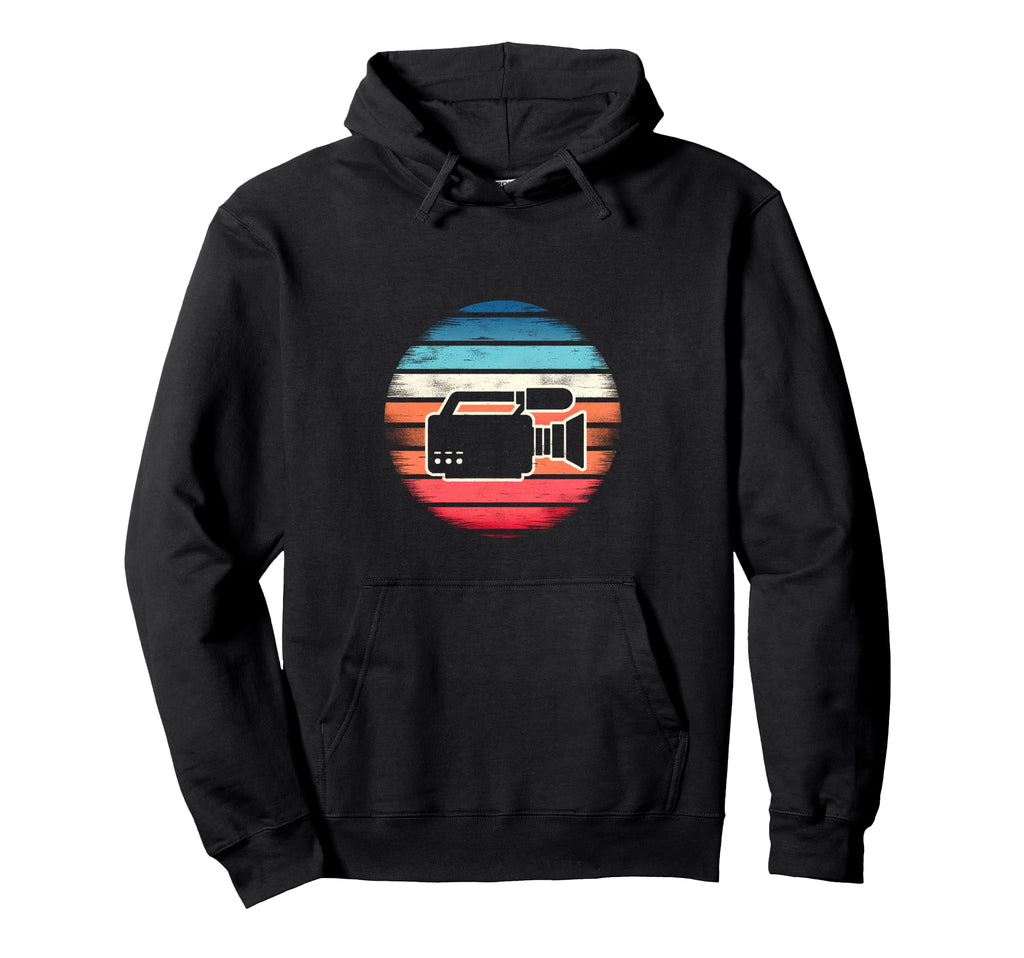 Camera Sunset Hoodie - Unique Graphic for Adults - T-Shirt, Sweatshirt, Hoodie