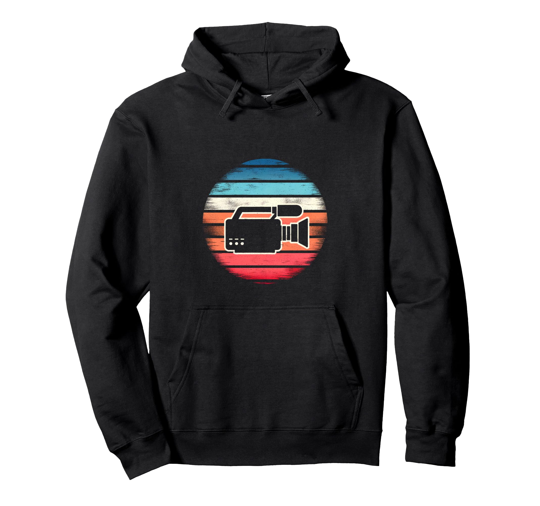 Camera Sunset Hoodie - Unique Graphic for Adults - T-Shirt, Sweatshirt, Hoodie