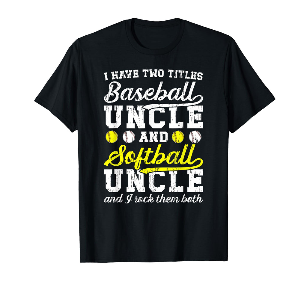 Baseball Softball Uncle Proud T-Shirt - Aesthetic Graphic for Adults - T-Shirt, Sweatshirt, Hoodie