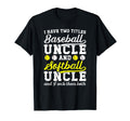 Baseball Softball Uncle Proud T-Shirt - Aesthetic Graphic for Adults - T-Shirt, Sweatshirt, Hoodie