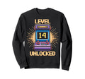 Level 14 Unlock Birthday Gamer 14 Sweatshirt - Streetwear Style for Adults - T-Shirt, Sweatshirt, Hoodie