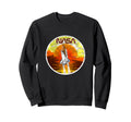Nasa Space Shuttle Sunset Worm Logo Sweatshirt - Aesthetic Graphic Unisex - T-Shirt, Sweatshirt, Hoodie