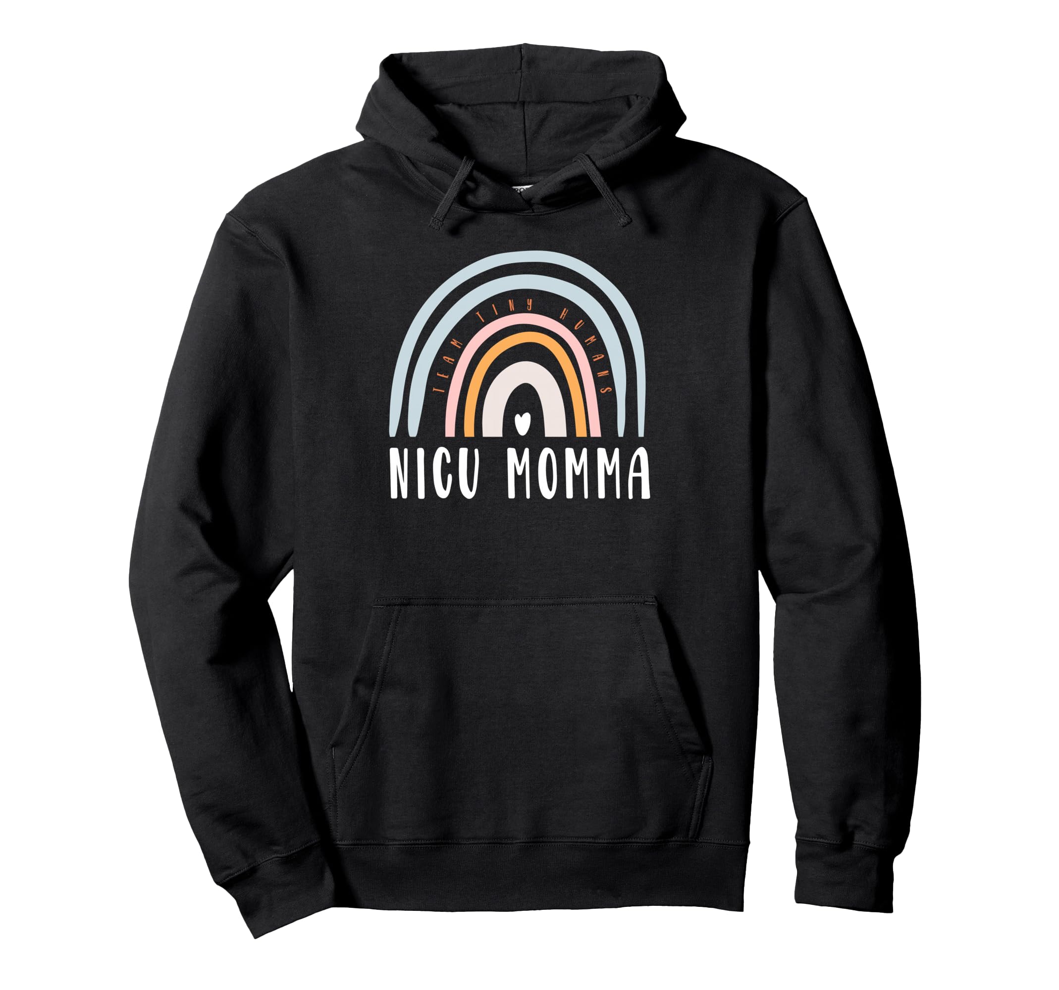 Nicu Momma Boho Rainbow Colorful Nicu Hoodie - Aesthetic Graphic Unisex - T-Shirt, Sweatshirt, Hoodie