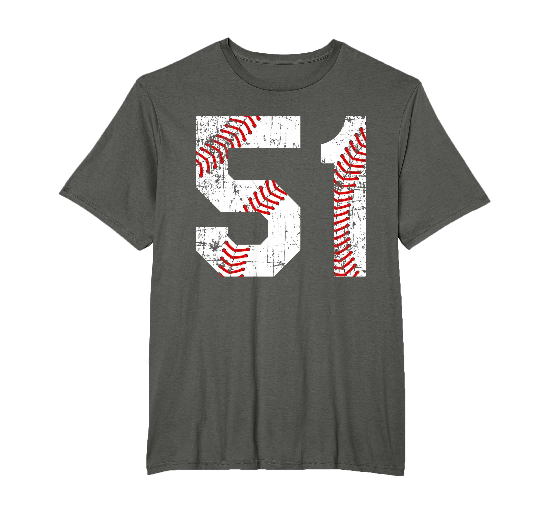 Baseball 51 Jersey Number T-Shirt - Streetwear Style for Adults - T-Shirt, Sweatshirt, Hoodie
