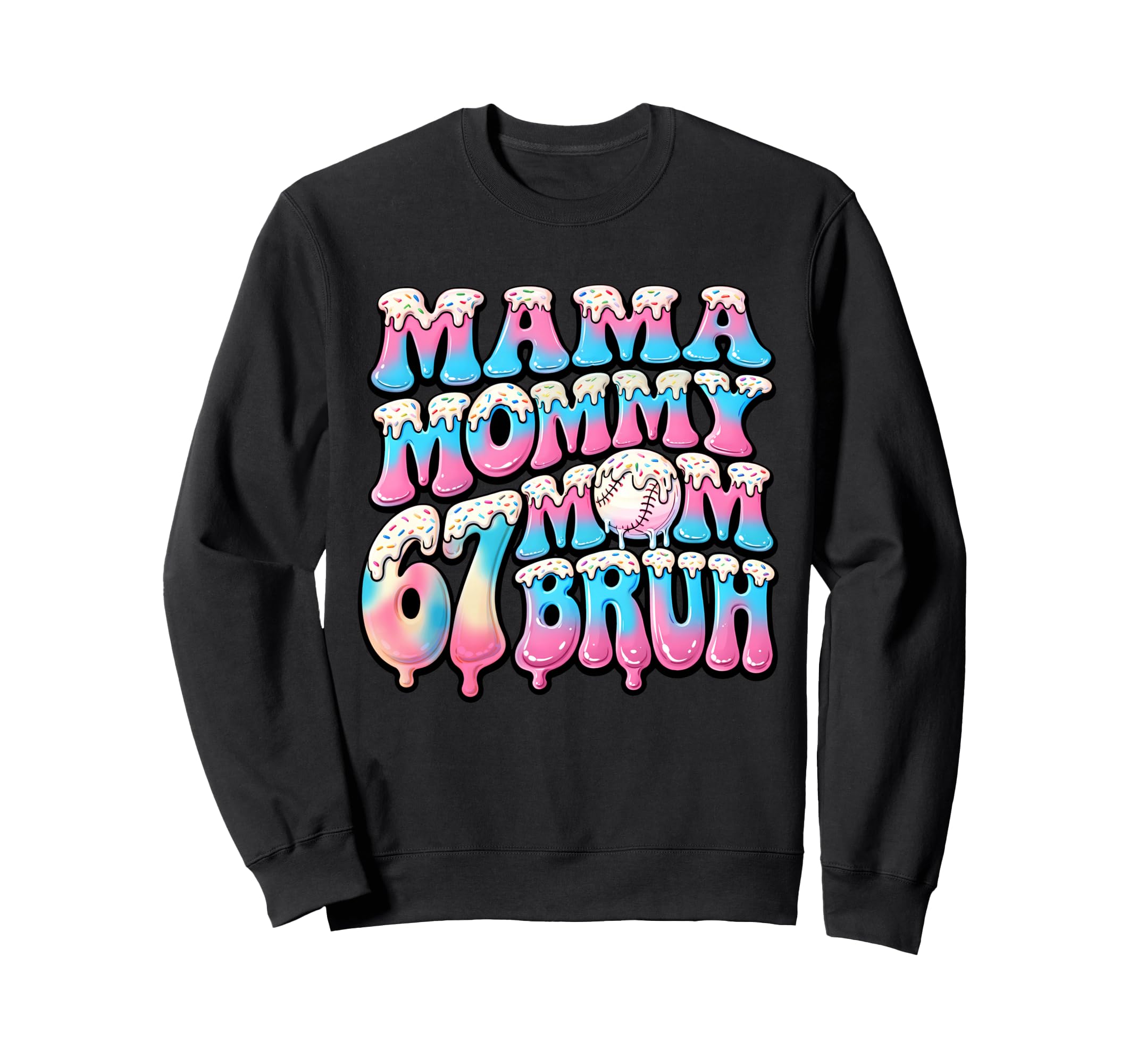 Six Seven Mama Mommy Mom Bruh Sweatshirt - Minimalist Print Unisex - T-Shirt, Sweatshirt, Hoodie