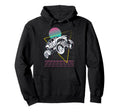Vaporwave Aesthetic Monster Truck Offroad Hoodie - Graphic Print Unisex - T-Shirt, Sweatshirt, Hoodie