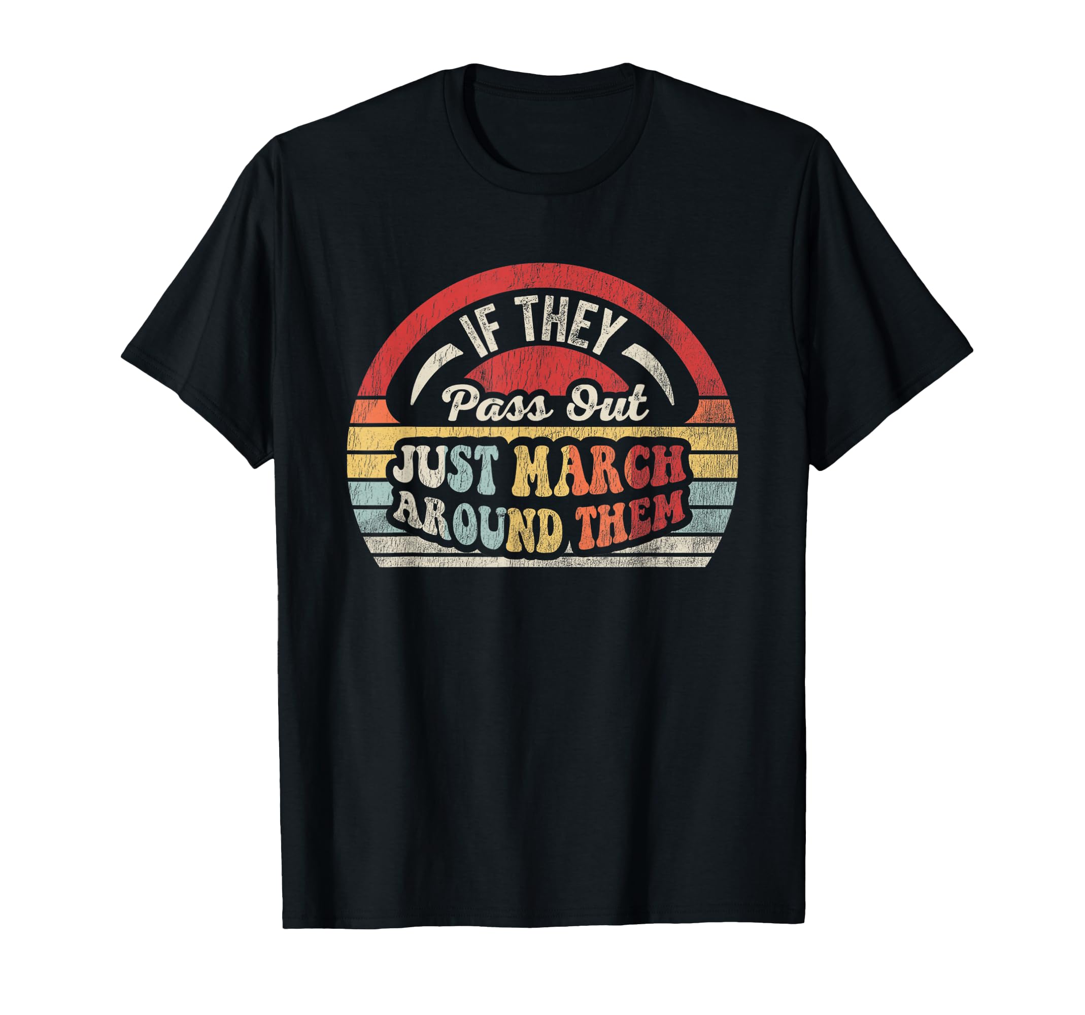 Funny Marching Band Director 70S T-Shirt - Minimalist Print for Adults - T-Shirt, Sweatshirt, Hoodie