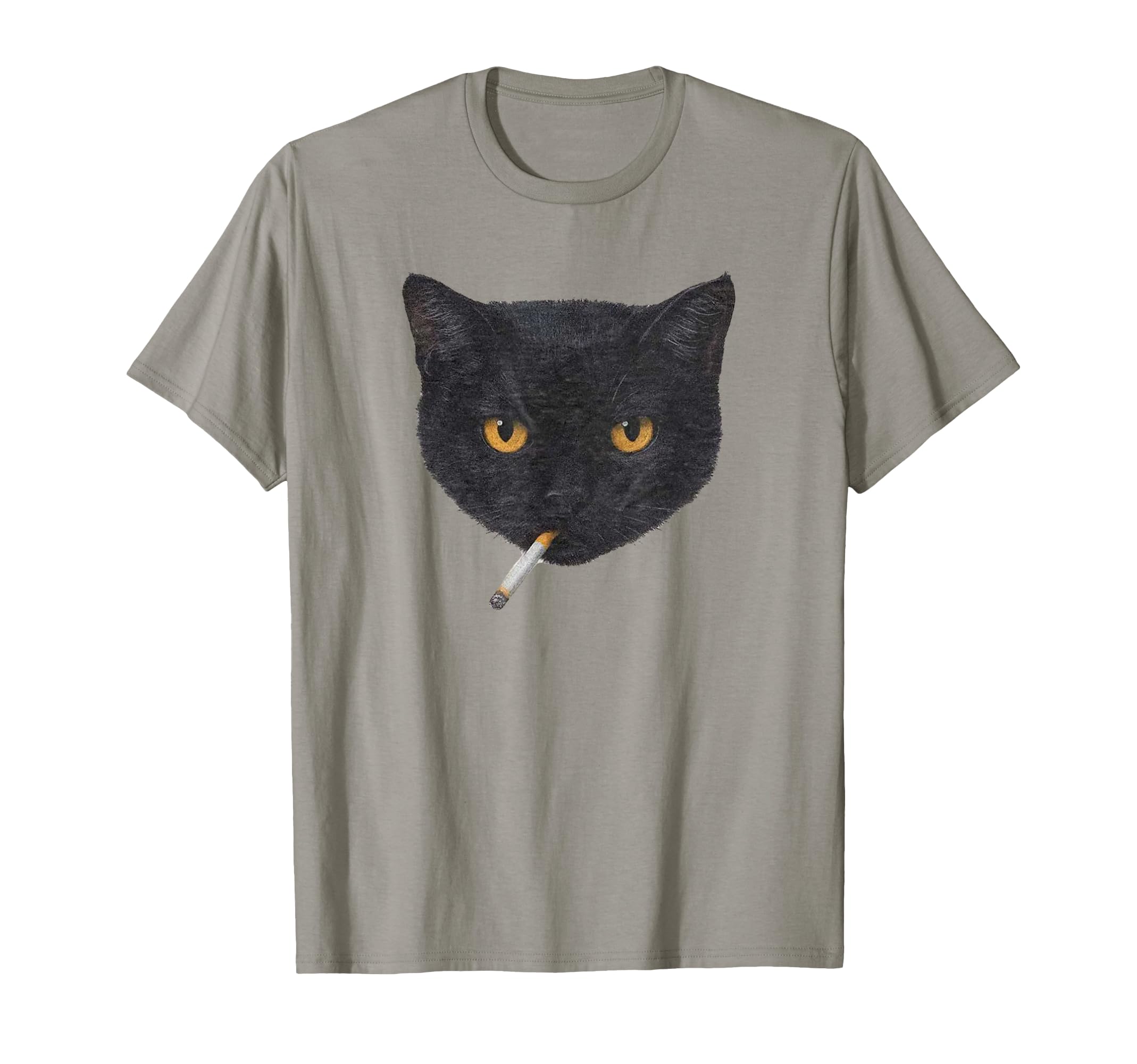 Smoking Cat Y2K Black Cat 90S Grunge T-Shirt - Unique Graphic for Adults - T-Shirt, Sweatshirt, Hoodie