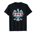 Chicago Polish Flag Distressed T-Shirt - Trendy Graphic for Adults - T-Shirt, Sweatshirt, Hoodie