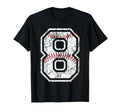 Baseball Jersey Number 8 Distressed T-Shirt - Trendy Graphic for Adults - T-Shirt, Sweatshirt, Hoodie