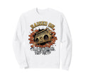 Raised Old School Hip Hop Cassette Sweatshirt - Unique Graphic Unisex - T-Shirt, Sweatshirt, Hoodie