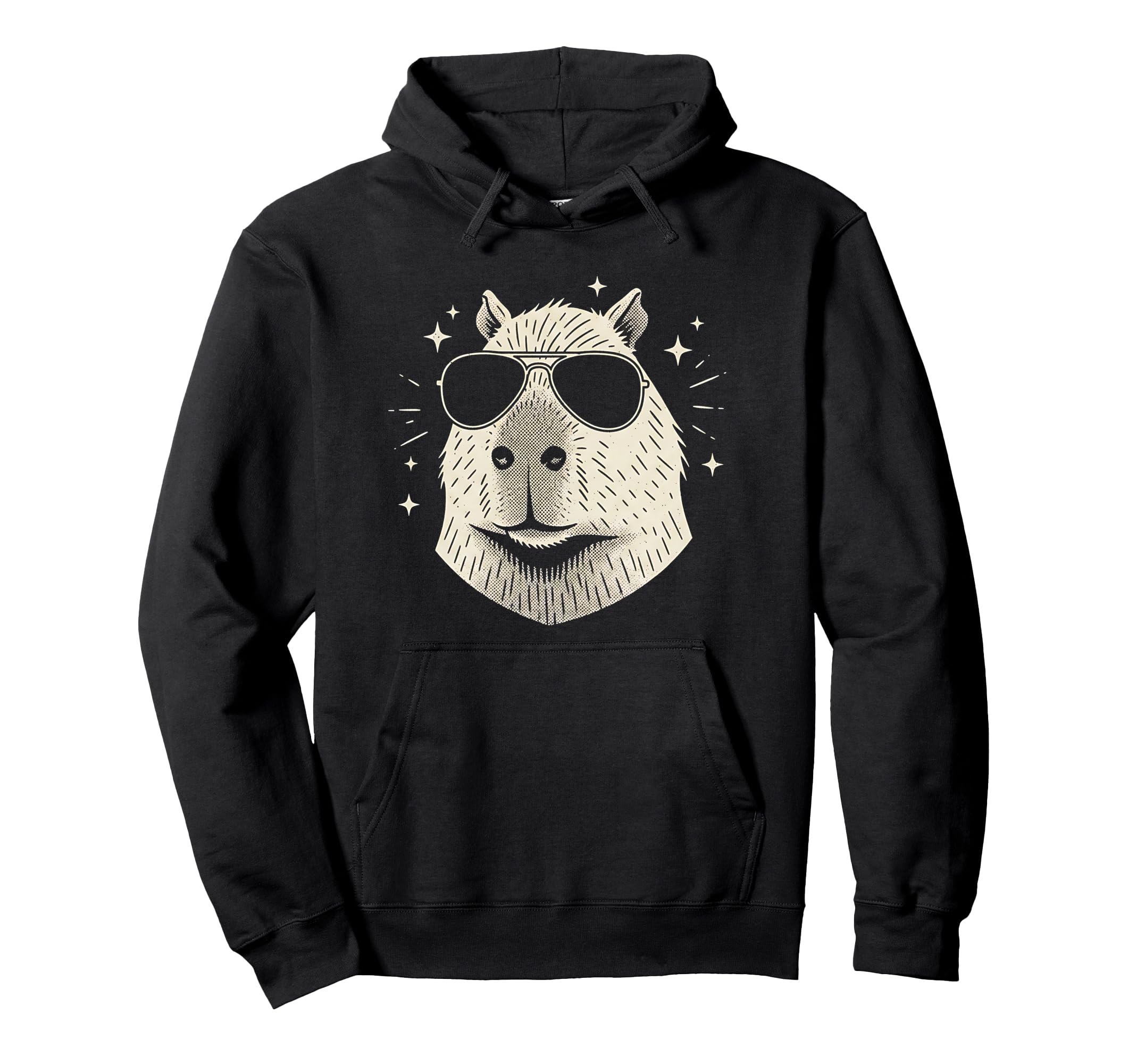 Y2K Capybara Sunglasses 90S 2000S Hoodie - Novelty Apparel for Adults - T-Shirt, Sweatshirt, Hoodie