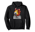 Busy Raising Ballers Funny Proud Hoodie - Custom Art Print Men Women - T-Shirt, Sweatshirt, Hoodie