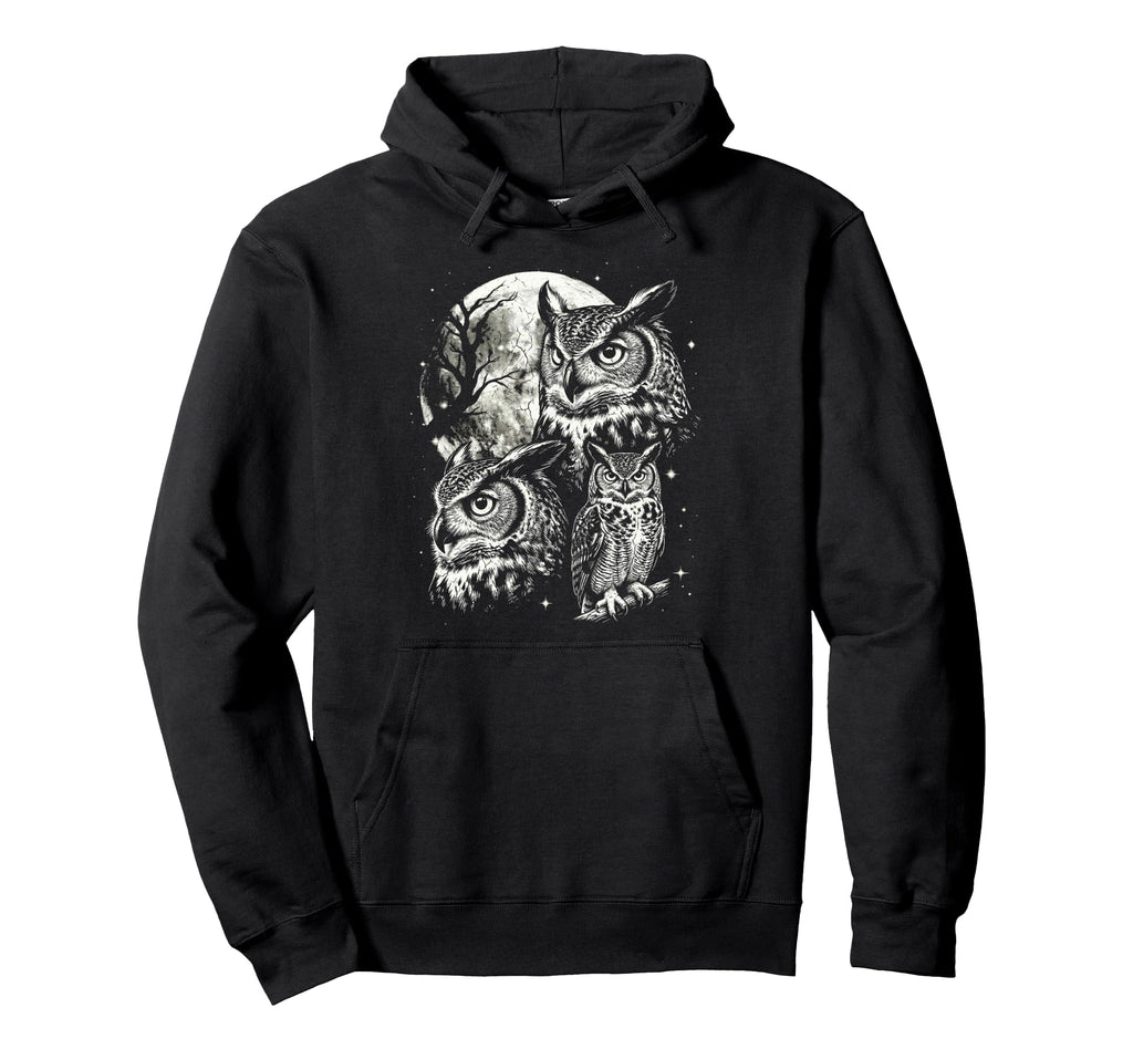 Owl 90S Aesthetic Y2K Owl Bird Lover Hoodie - Trendy Graphic for Adults - T-Shirt, Sweatshirt, Hoodie