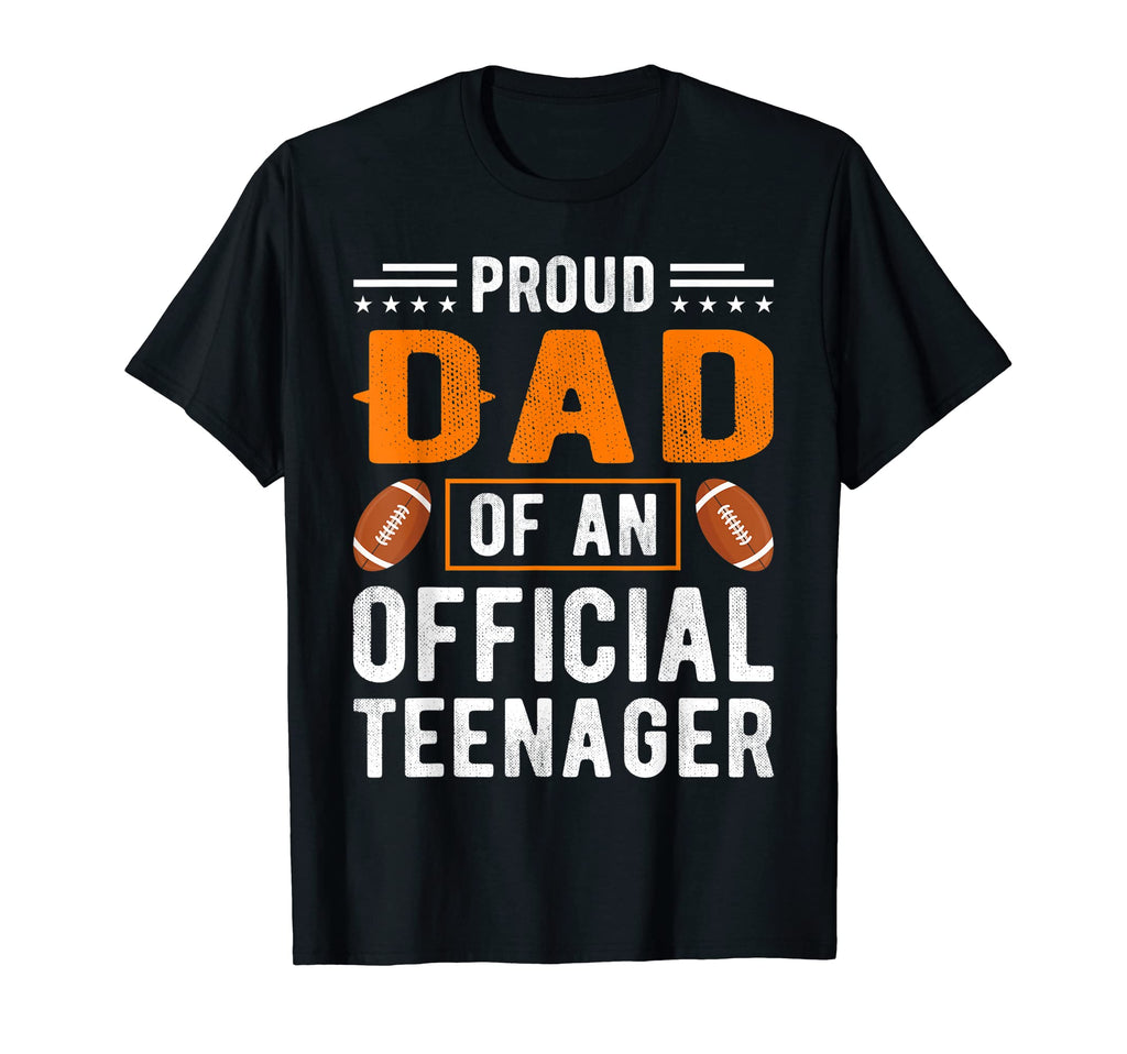 Proud Dad Teenager Baseball 13Th T-Shirt - Novelty Apparel Men Women - T-Shirt, Sweatshirt, Hoodie
