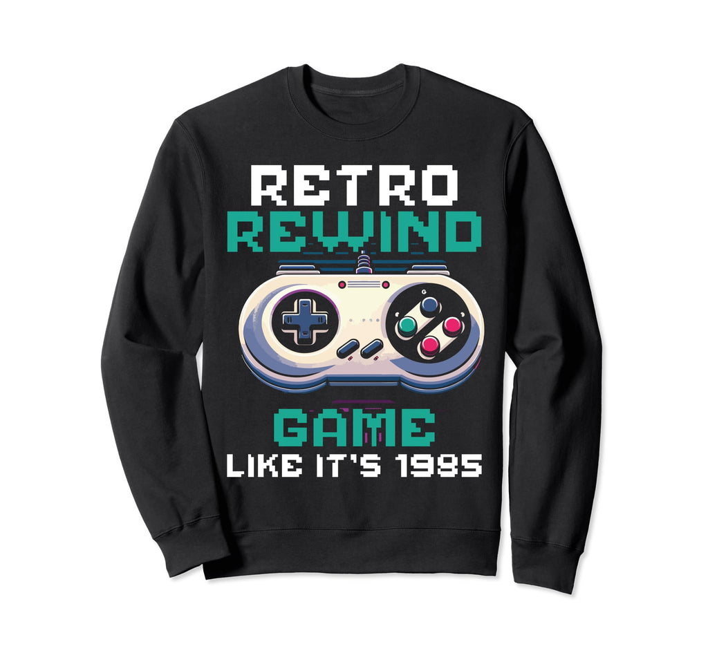 80S Arcade Nostalgia Pixel Art Sweatshirt - Aesthetic Graphic Men Women - T-Shirt, Sweatshirt, Hoodie