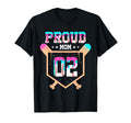 Proud Mom Baseball Player Number 2 Ice T-Shirt - Trendy Graphic Unisex - T-Shirt, Sweatshirt, Hoodie