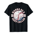 Funny Baseball Wanna Be Baller Shot T-Shirt - Minimalist Print Unisex - T-Shirt, Sweatshirt, Hoodie