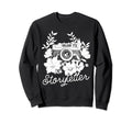 Photographer Storyteller Camera Sweatshirt - Fun Novelty Design for Adults - T-Shirt, Sweatshirt, Hoodie
