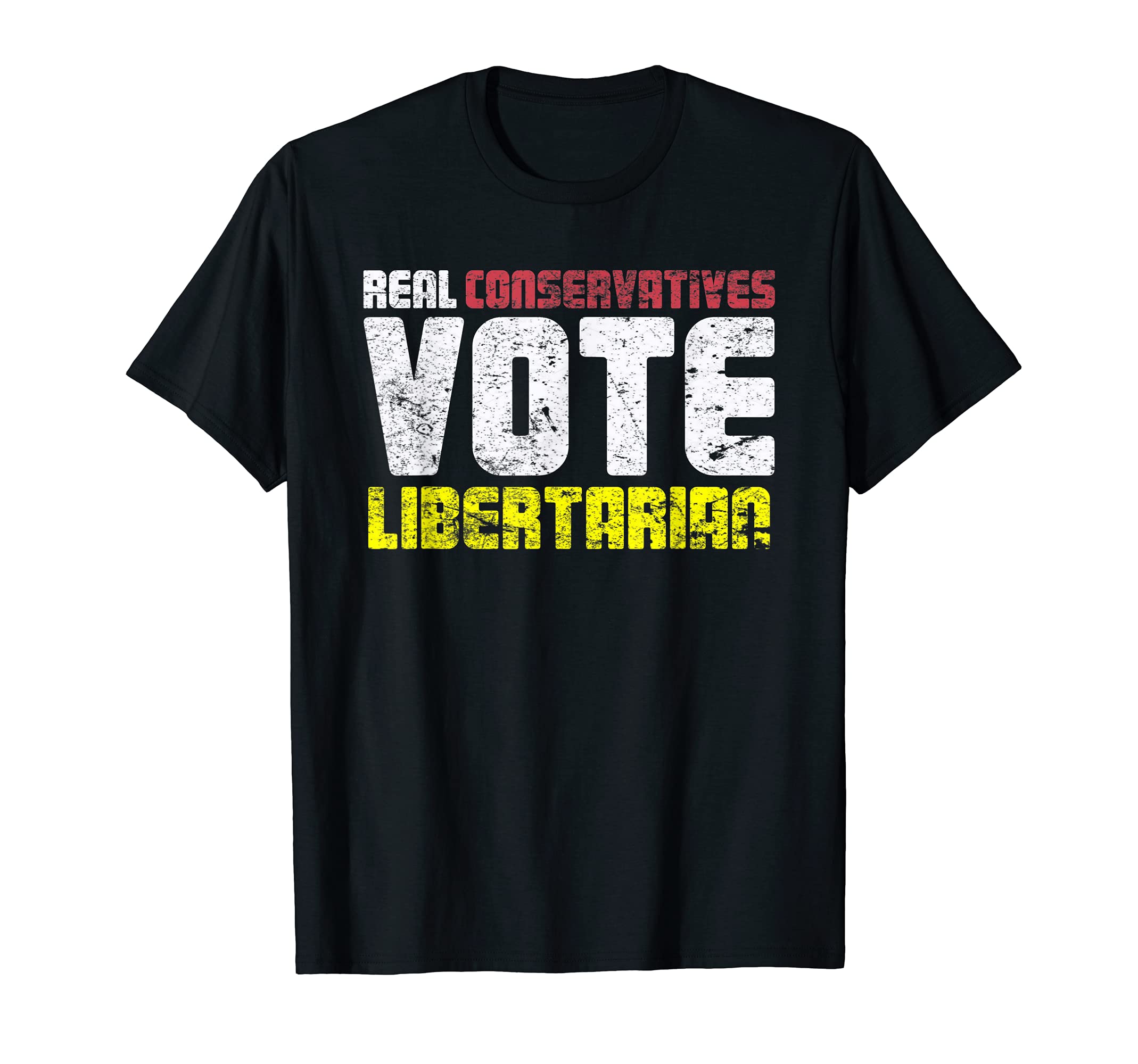 Distressed Real Conservatives Vote T-Shirt - Custom Art Print Unisex - T-Shirt, Sweatshirt, Hoodie