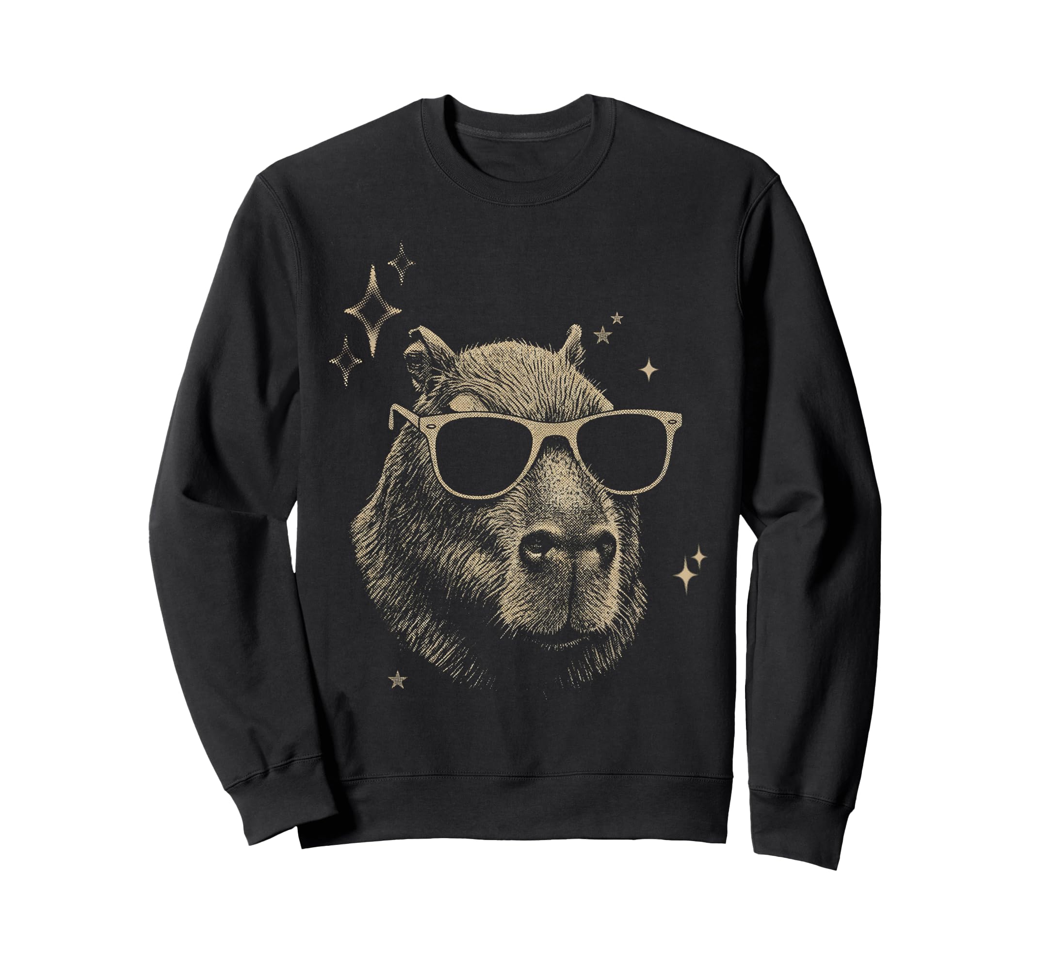 Y2K Capybara Sunglasses 90S 2000S Sweatshirt - Trendy Graphic Men Women - T-Shirt, Sweatshirt, Hoodie