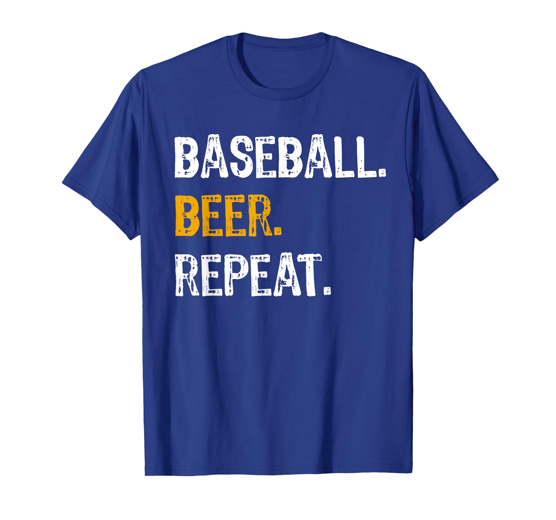 Baseball Beer Repeat Baseball Lovers T-Shirt - Novelty Apparel Unisex - T-Shirt, Sweatshirt, Hoodie