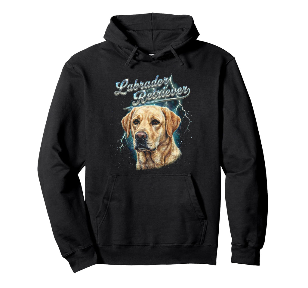 Labrador Retriever 90S Dog Lover 80S Hoodie - Novelty Apparel for Adults - T-Shirt, Sweatshirt, Hoodie