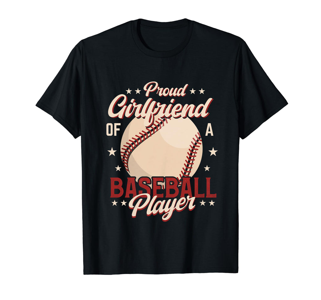 Proud Baseball Girlfriend Boyfriend T-Shirt - Custom Art Print for Adults - T-Shirt, Sweatshirt, Hoodie