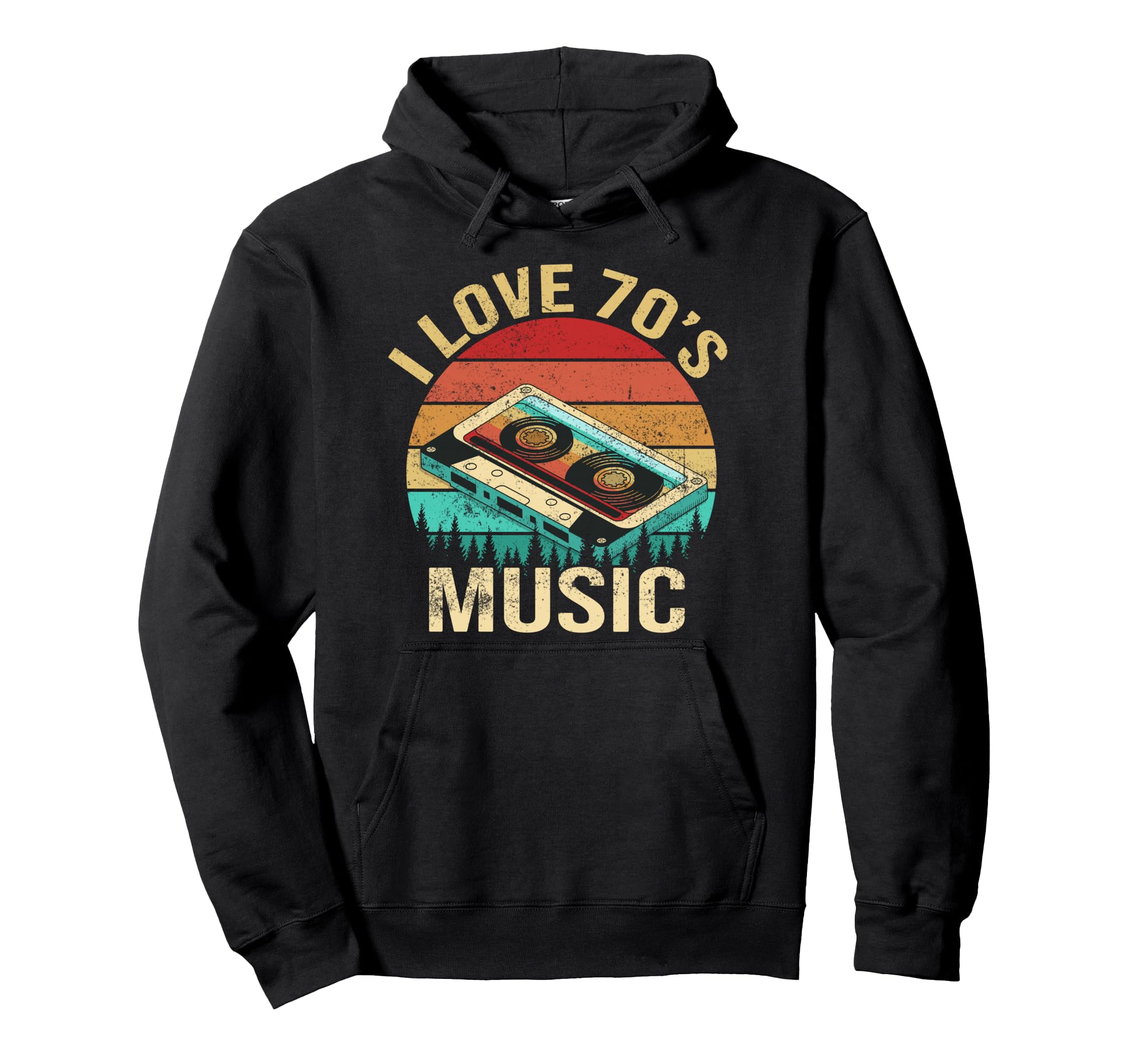 1970S Music Funny I Love 70S Music Hoodie - Aesthetic Graphic for Adults - T-Shirt, Sweatshirt, Hoodie