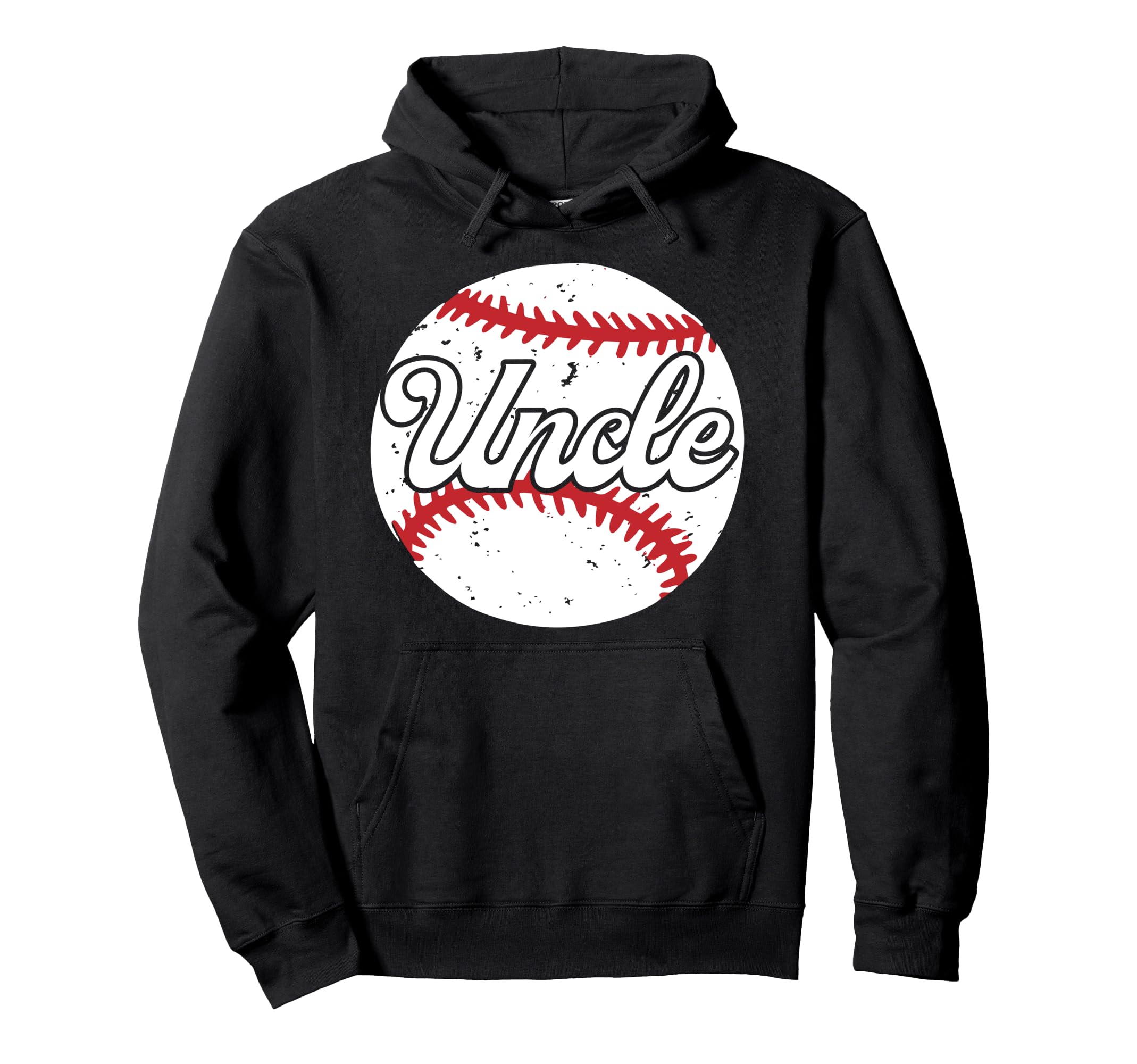 Uncle Baseball Player Uncle Hoodie - Casual Everyday Wear Men Women - T-Shirt, Sweatshirt, Hoodie