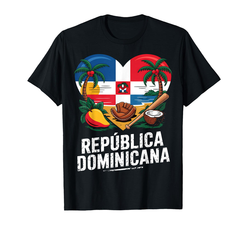 Dominican Republic Baseball T-Shirt - Streetwear Style for Adults - T-Shirt, Sweatshirt, Hoodie