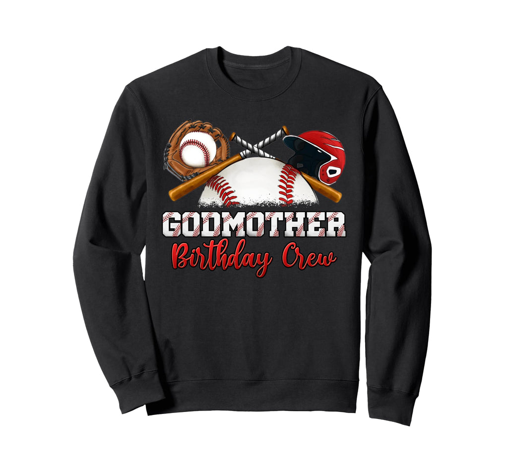 Baseball Birthday Party Sport Family Sweatshirt - Unique Graphic Unisex - T-Shirt, Sweatshirt, Hoodie