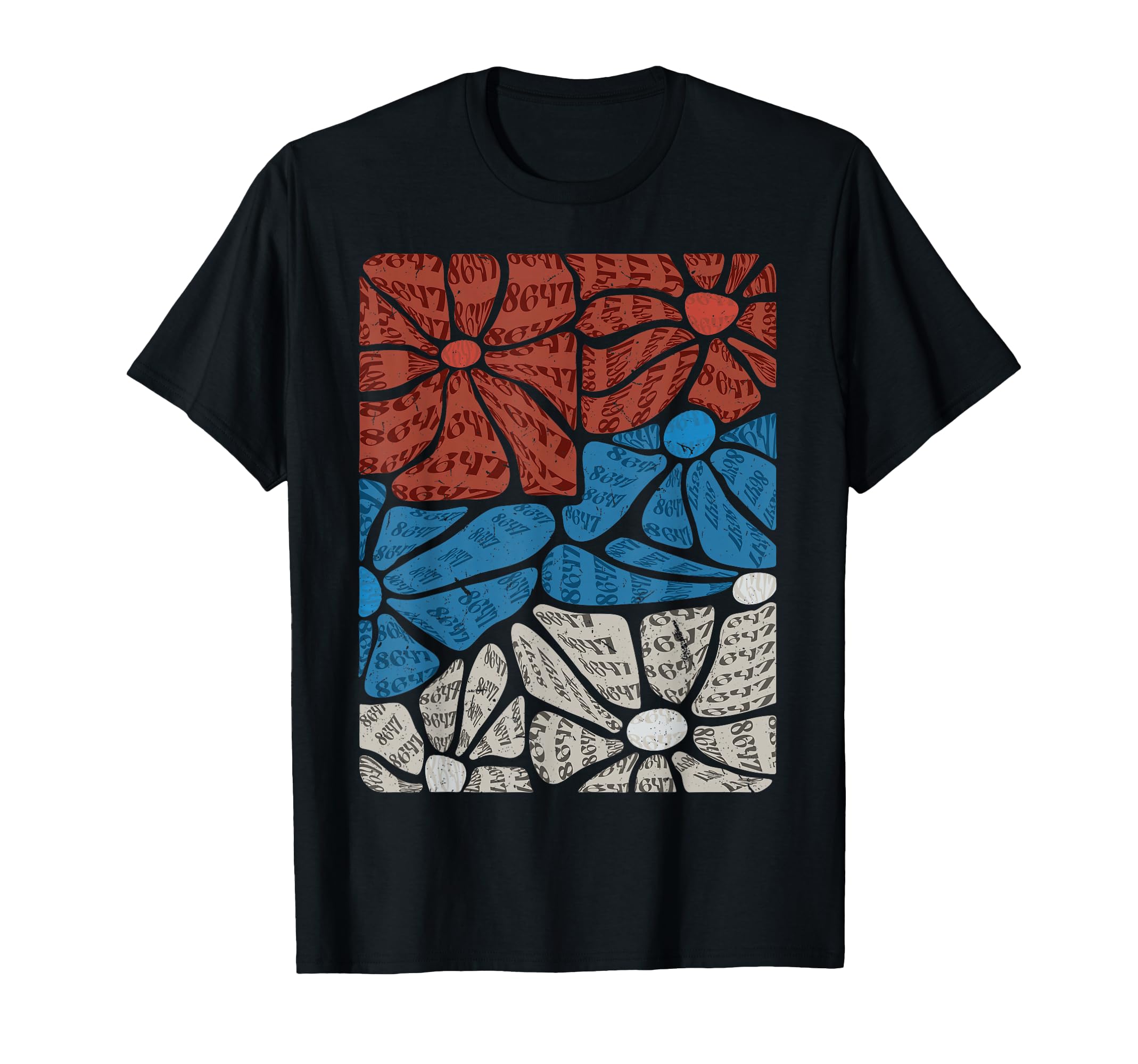 Boho American Flag 4Th July Usa T-Shirt - Trendy Graphic for Adults - T-Shirt, Sweatshirt, Hoodie