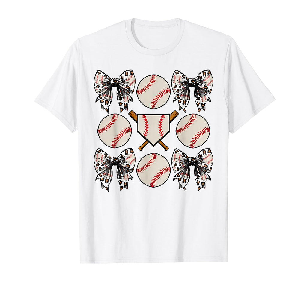 Baseball Team Coquette Bow T-Shirt - Aesthetic Graphic Men Women - T-Shirt, Sweatshirt, Hoodie