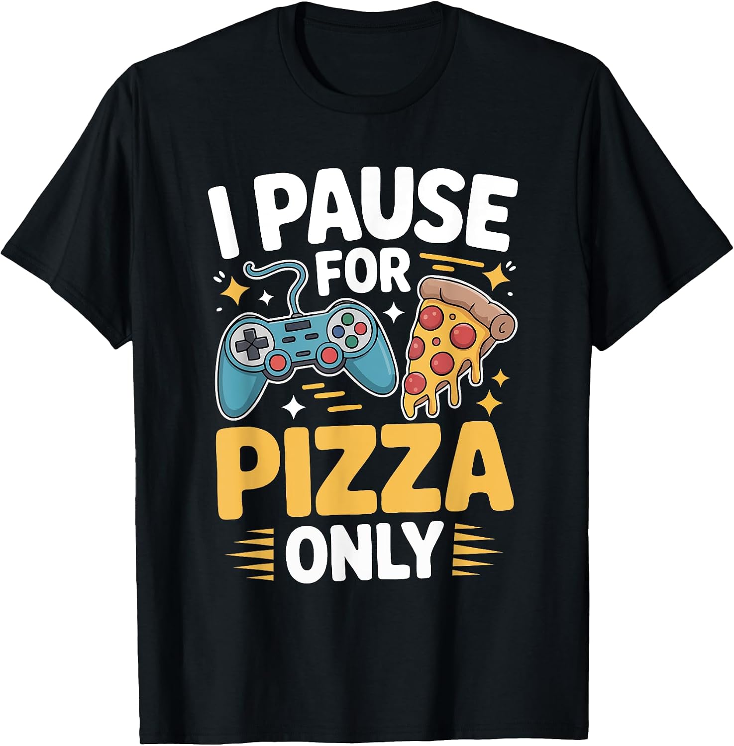 Gamer Life Pizza Love - Adult & Kids T-Shirts, Sweatshirts & Hoodies apparel design preview 1
