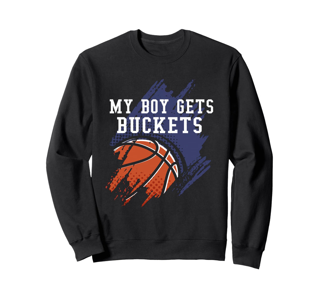 Basketball Moms Dad Team Support Game Sweatshirt - Novelty Apparel Unisex - T-Shirt, Sweatshirt, Hoodie