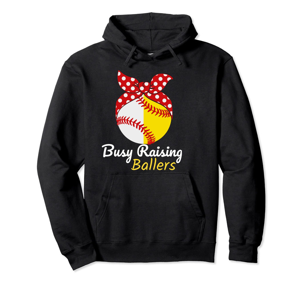 Busy Raising Ballers Baseball Sweatshirt - Custom Art Print Unisex - T-Shirt, Sweatshirt, Hoodie