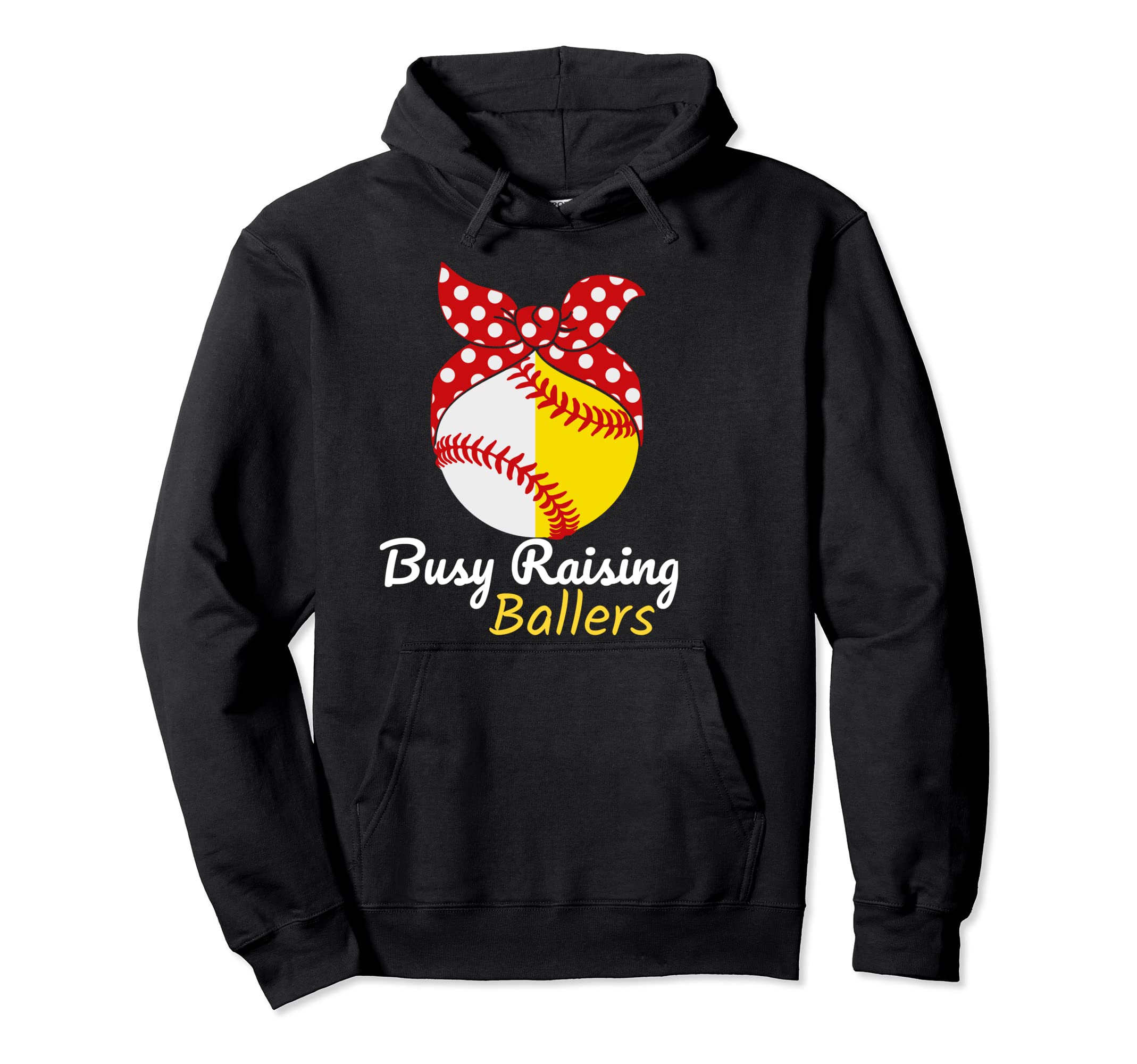 Busy Raising Ballers Baseball Sweatshirt - Custom Art Print Unisex - T-Shirt, Sweatshirt, Hoodie
