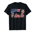 Vizsla Usa Flag T-Shirt - Trendy Graphic for Adults - T-Shirt, Sweatshirt, Hoodie