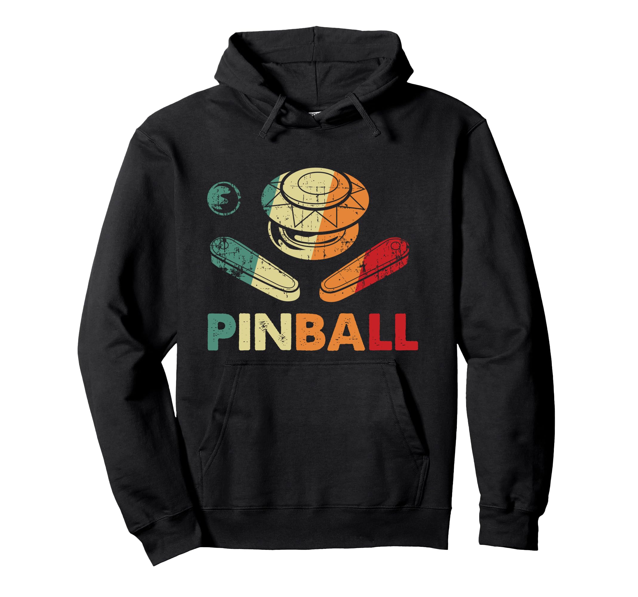 Pinball Funny Pinballer Machine Hoodie - Custom Art Print for Adults - T-Shirt, Sweatshirt, Hoodie